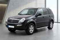 SsangYong Rexton I 2001-2017 Progi Boczné BlackLine (2 szt., Aluminium) zdjęcia 1