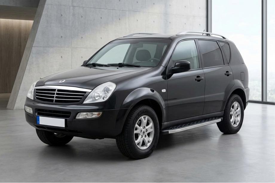 SsangYong Rexton I 2001-2017 Progi Boczné BlackLine (2 szt., Aluminium) Image