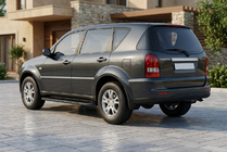 SsangYong Rexton I 2001-2017 Progi Boczné Tayga Black (2 szt., Aluminium) zdjęcia 1