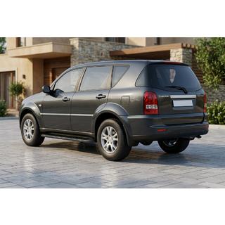 Progi Boczné Tayga Black (2 szt., Aluminium) SsangYong Rexton I 2001-2017 zdjęcia 1