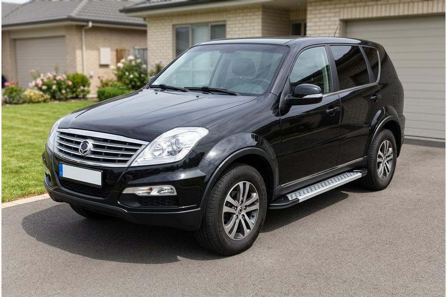 SsangYong Rexton I 2001-2017 Progi Boczné Vision New Grey (2 szt., Aluminium) 2012-2017 Image