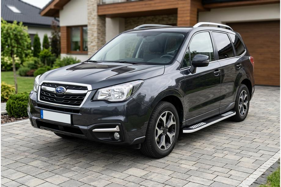 Subaru Forester 2013-2018 Progi Boczné Tayga V2 (2 szt., Aluminium) Image