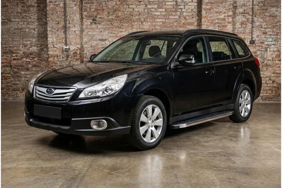 Subaru Outback 2009-2014 Progi Boczné BlackLine (2 szt., Aluminium) Image