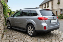 Subaru Outback 2009-2014 Progi Boczné Tayga Black (2 szt., Aluminium) zdjęcia 1