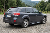 Subaru Outback 2009-2014 Progi Boczne New Vision Black (2 szt., Aluminium) zdjęcia 1