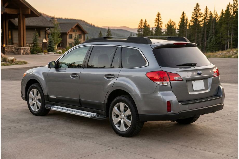 Subaru Outback 2009-2014 Progi Boczné New Vision Grey (2 szt., Aluminium) Image