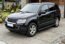 Suzuki Grand Vitara 2005-2017 Progi Boczné Tayga Black (2 szt., Aluminium) zdjęcia 1