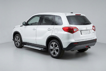 Suzuki Vitara 2015- Progi Boczné New Vision Grey (2 szt., Aluminium) zdjęcia 1