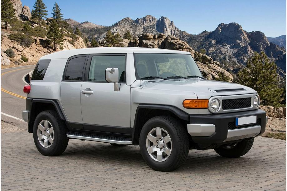 Toyota FJ Cruiser 2006-2022 Progi Boczne Tayga Grey (2 szt., Aluminium) Image