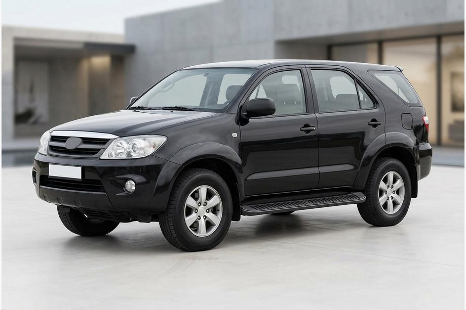 Toyota Fortuner 2006-2015 Progi Boczne Tayga Black (2 szt., aluminium) Image