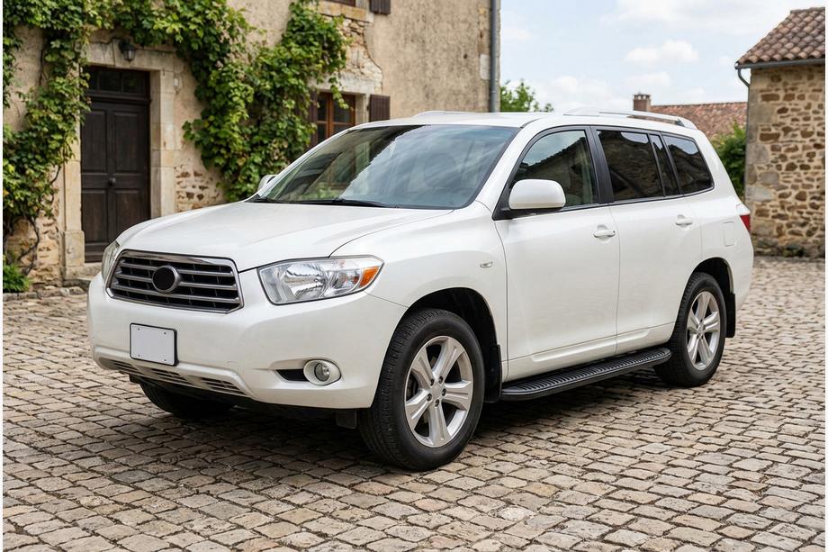 Toyota Highlander 2008-2013 Progi Boczné Tayga Black (2 szt., Aluminium) Image