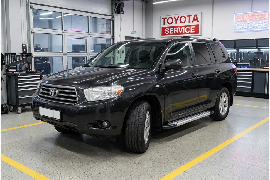 Toyota Highlander 2008-2013 Progi Boczné New Vision Grey (2 szt., Aluminium) Image