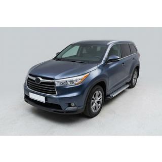Progi Boczné New Vision Grey (2 szt., Aluminium) Toyota Highlander 2013-2019 zdjęcia 1
