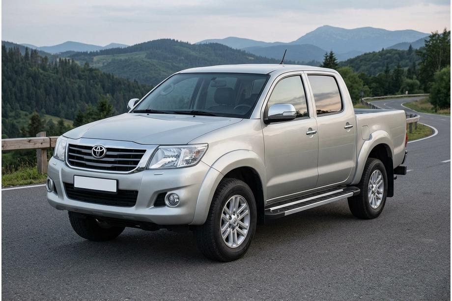 Toyota Hilux 2006-2015 Progi Boczné RedLine V1 (2 szt., Aluminium) Image