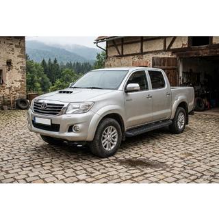 Progi Boczné Tayga Black (2 szt., Aluminium) Toyota Hilux 2006-2015 zdjęcia 1
