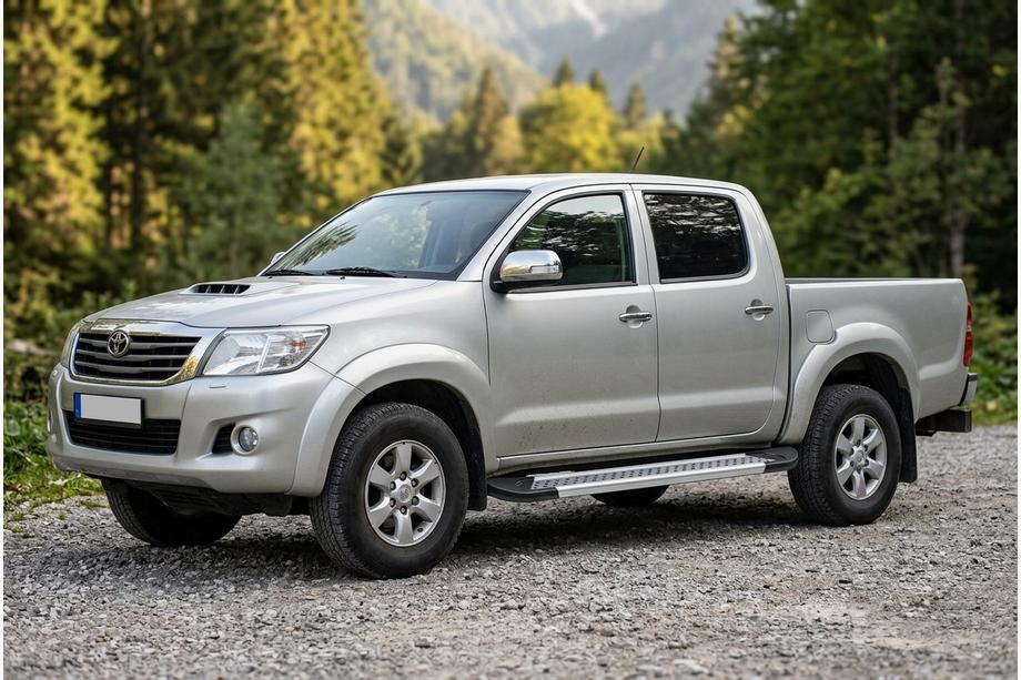 Toyota Hilux 2006-2015 Progi Boczné New Vision Grey (2 szt., Aluminium) Zdjęcia 1