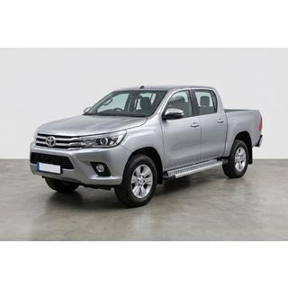Progi Boczné New Vision Grey (2 szt., Aluminium) Toyota Hilux 2015- zdjęcia 1