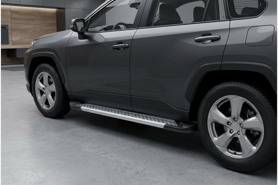 Toyota Rav 4 2019–2025 Progi Boczné New Vision Grey (2 szt., Aluminium) Image