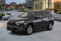 Toyota Rav 4 2019–2025 Progi Boczne RedLine Black (2 szt., Aluminium) zdjęcia 1