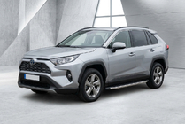 Toyota Rav 4 2019–2025 Progi Boczné BlackLine (2 szt., Aluminium) zdjęcia 1