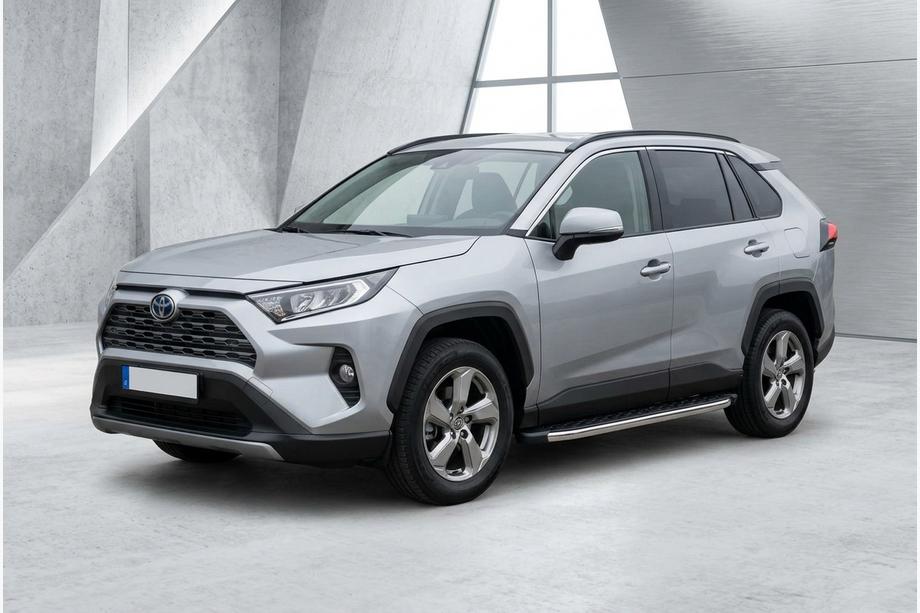 Toyota Rav 4 2019–2025 Progi Boczné BlackLine (2 szt., Aluminium) Image