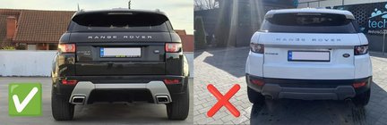 Range Rover Evoque 2012-2018 Oryginalne chlapacze Premium Dynamic (4 szt.) zdjęcia 2