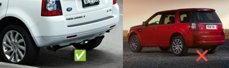 Land Rover Freelander II 2006–2014 Chlapacze Premium (4 szt) zdjęcia 3