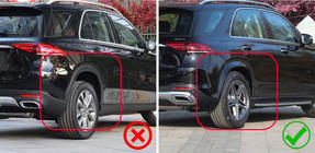 Mercedes GLE W167 2018- Chlapacze Premium (lakierowane poszerzenia nadkoli, model bez progów, 4 szt) zdjęcia 4