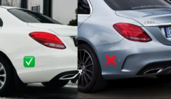 Mercedes C-class W205 2014-2021 Chlapacze Premium (4 szt) zdjęcia 3