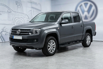 Volkswagen Amarok 2010-2022 Progi Boczné Tayga Black (2 szt., Aluminium) zdjęcia 1