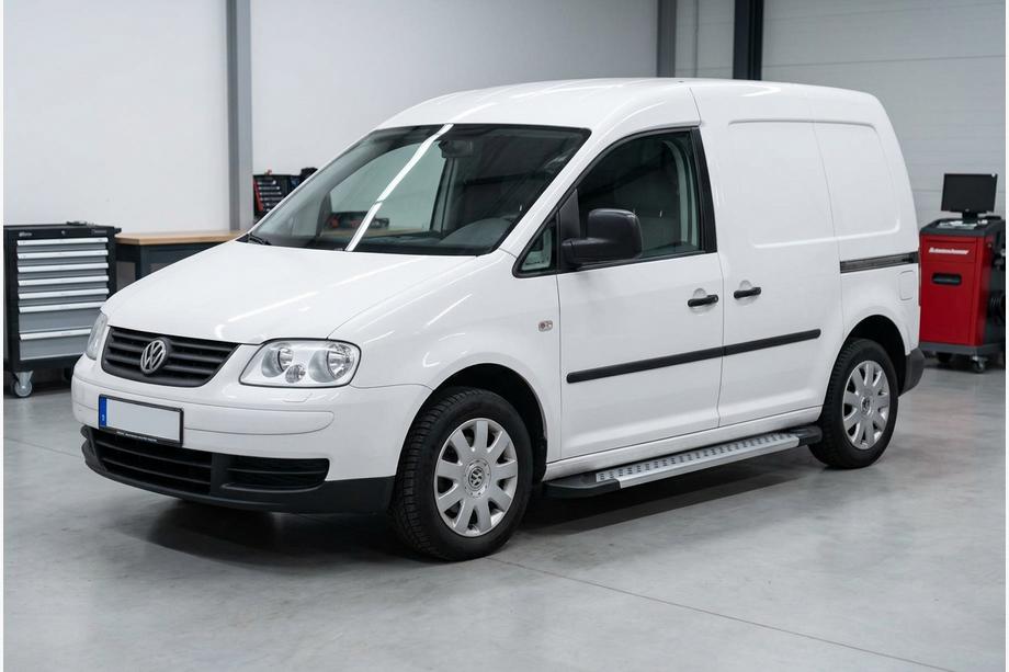 Volkswagen Caddy 2004-2010 Progi Boczné New Vision Grey (2 szt., Aluminium) Maxi Rozstaw osi Image