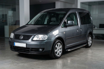 Volkswagen Caddy 2004-2010 Progi Boczné BlackLine (2 szt., Aluminium) zdjęcia 1