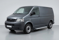 Volkswagen T5 Transporter 2003-2010 Progi Boczné New Vision Grey (2 szt., Aluminium) Długa Baza zdjęcia 1