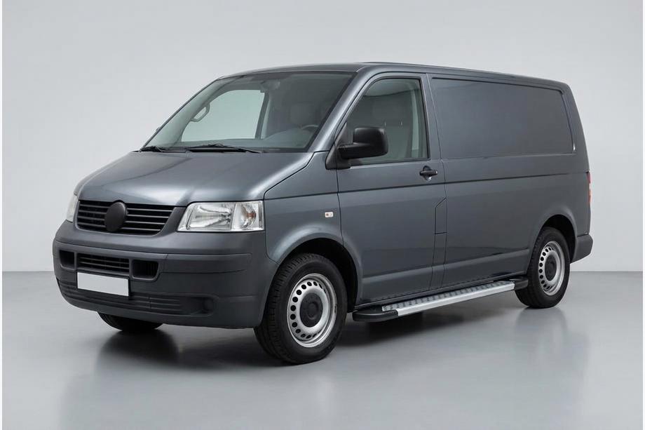 Volkswagen T5 Transporter 2003-2010 Progi Boczné New Vision Grey (2 szt., Aluminium) Długa Baza Image