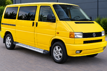 Volkswagen T4 Transporter 1990-2003 Progi Boczné New Vision Grey (2 szt., Aluminium) Krótki Rozstaw Osi zdjęcia 1