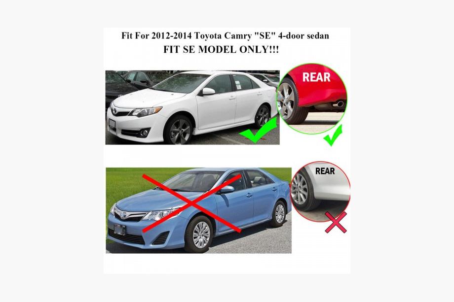 Toyota Camry 2011–2017 Chlapacze Premium (do USA SE, 2011-2014, 4 szt.) Zdjęcia 3