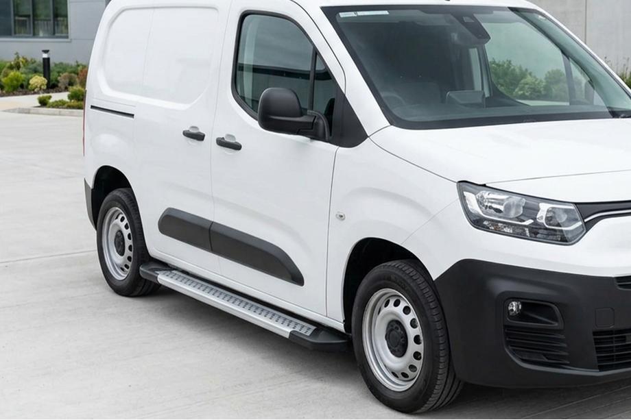 Peugeot Partner/Rifter 2019- Progi Boczné New Vision Grey (2 szt., Aluminium) Image