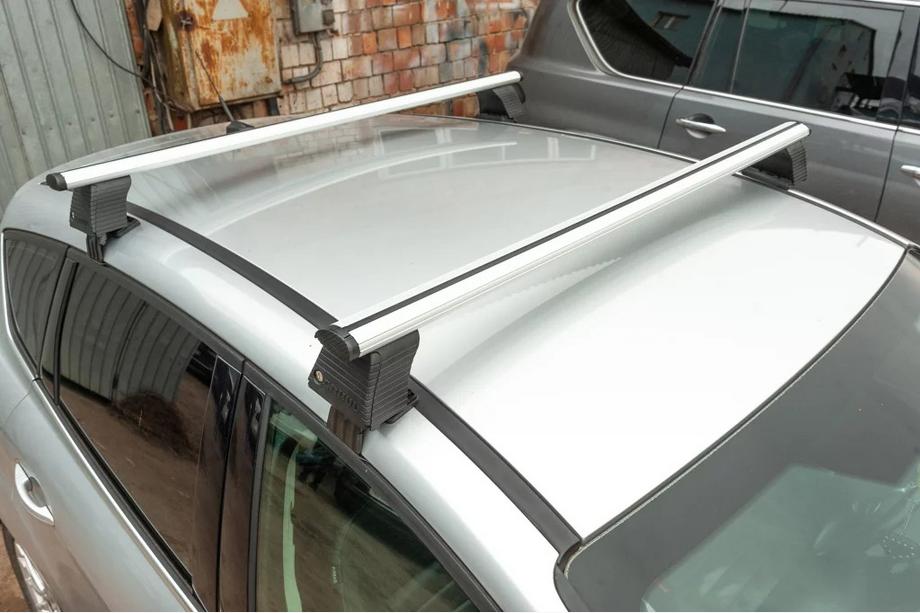 BMW 3 Series F30/F31 2012-2019 Bagażnik dachowy na gładki dach (2 szt, Asaf V4) Zdjęcia 2