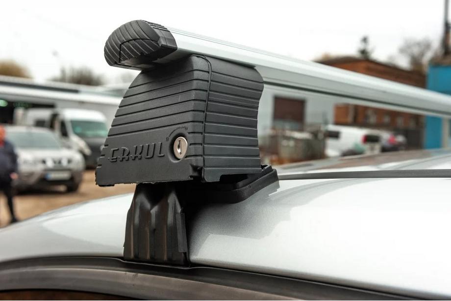Renault Laguna 2007-2015 Bagażnik dachowy na gładki dach (2 szt, Asaf V4) Zdjęcia 8