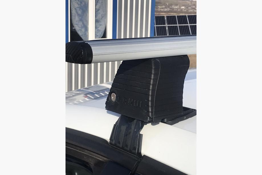Renault Megane III 2009-2016 Bagażnik dachowy na gładki dach (2 szt, Asaf V4) Zdjęcia 4