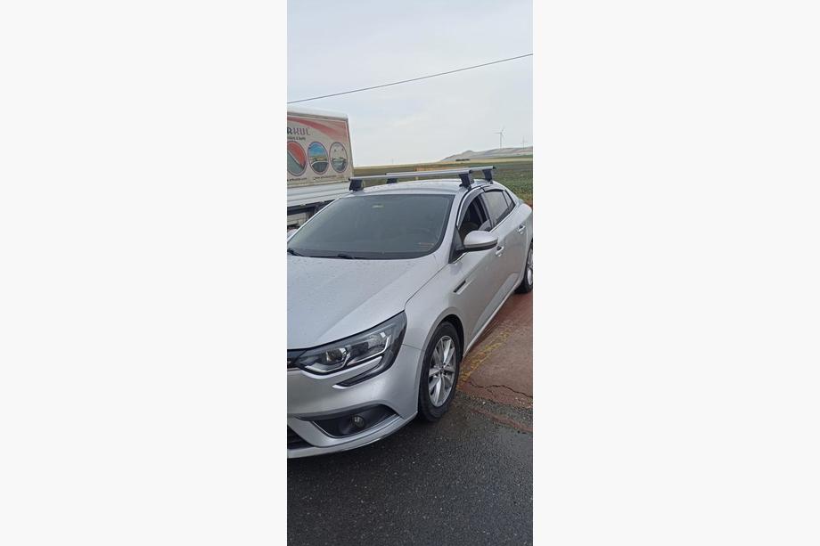 Renault Megane IV 2016-2025 Bagażnik dachowy na gładki dach (2 szt, Asaf V4) Image