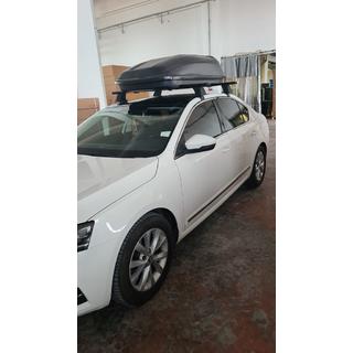 Bagażnik dachowy na gładki dach (2 szt, Asaf V4) Skoda Superb 2015-2024 zdjęcia 1