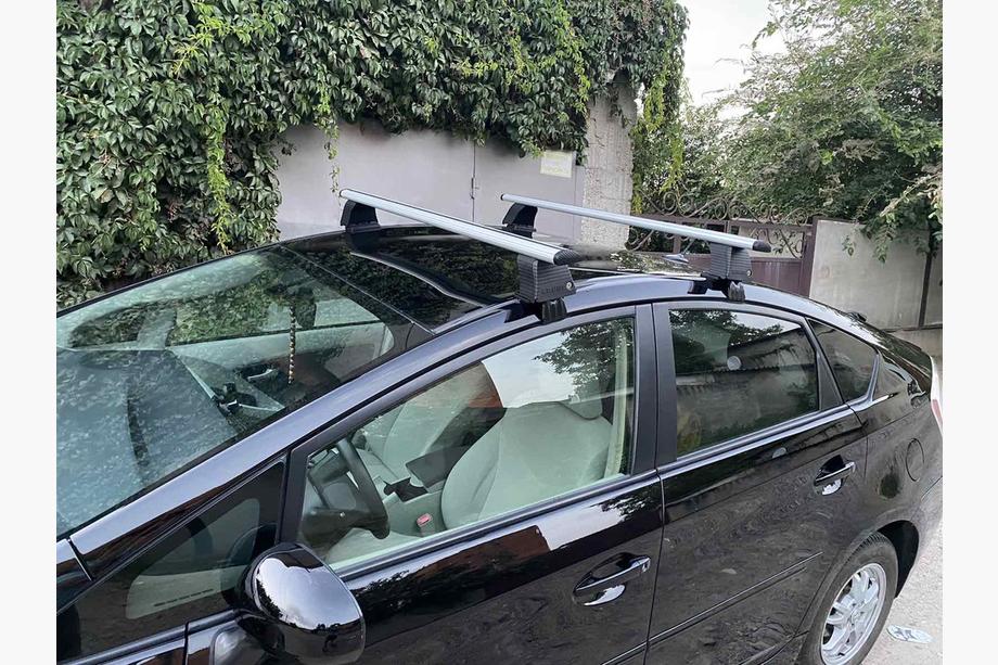 Toyota Prius 2009-2015 Bagażnik dachowy na gładki dach (2 szt, Asaf V4) Zdjęcia 1