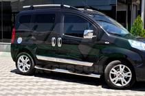 Fiat Fiorino/Qubo 2008-2024 Listwy drzwiowe stal nierdzewna (4 szt.) OmsaLine - Włoska Stal Nierdzewna zdjęcia 7