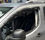 Citroen Berlingo/Multispace 2018- Deflektory szyb z chromowaną listwą (2 szt, Niken) zdjęcia 2