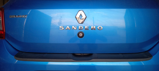Dacia Sandero 2013-2020 Nakładka na tylny zderzak EuroCap (ABS) zdjęcia 5