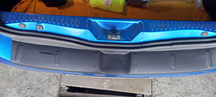 Dacia Sandero 2013-2020 Nakładka na tylny zderzak EuroCap (ABS) zdjęcia 6