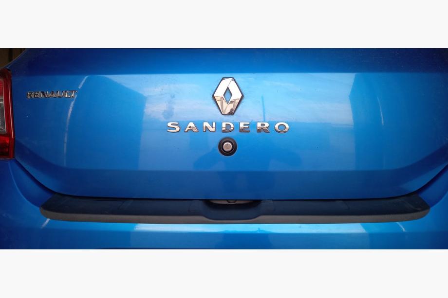 Renault Sandero 2013-2022 Nakładka na tylny zderzak EuroCap (ABS) Zdjęcia 5