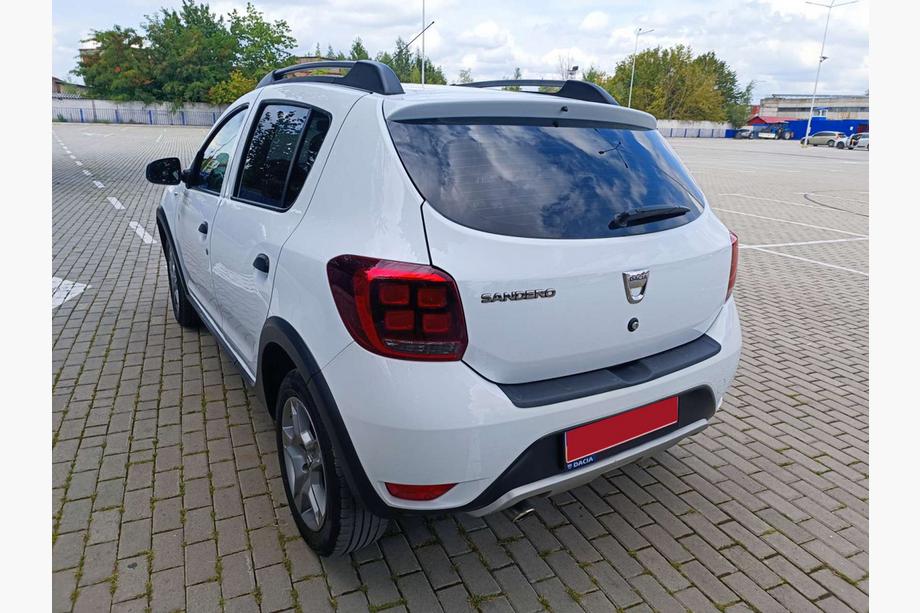 Renault Sandero 2013-2022 Nakładka na tylny zderzak EuroCap (ABS) Zdjęcia 2