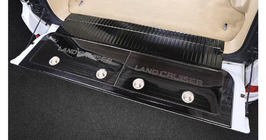 Toyota Land Cruiser 200 2007-2021 Zestaw wstawek (szczotkowane ciemne aluminium) zdjęcia 3